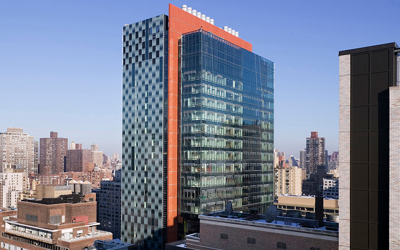 The exterior of the Zuckerman Research Center. 